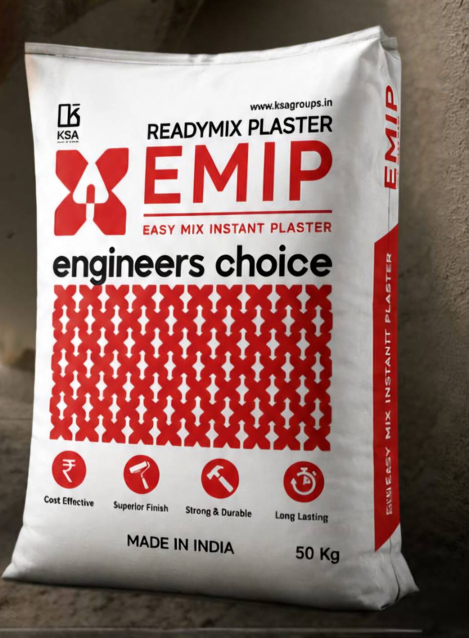 EMIP Ready-Mix Plaster 50 kg pack